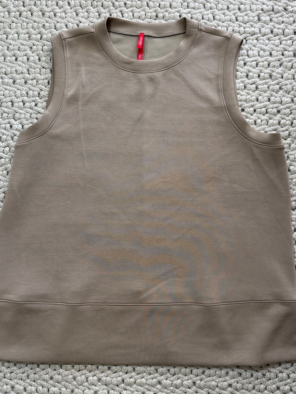SPANX AirEssentials Fawn Tan Tunic Tank Muscle Tee 2X - Picture 6 of 12